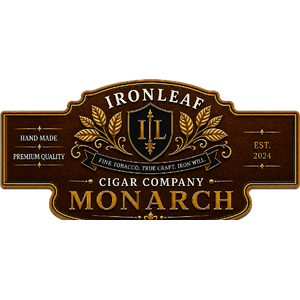 Ironleaf Monarch cigar band artwork