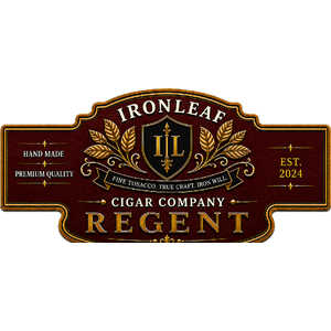 Ironleaf Regent cigar band artwork