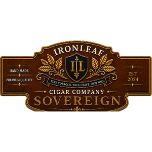 Ironleaf Sovereign cigar band artwork