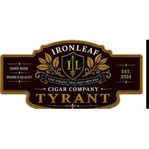 Ironleaf Tyrant cigar band artwork