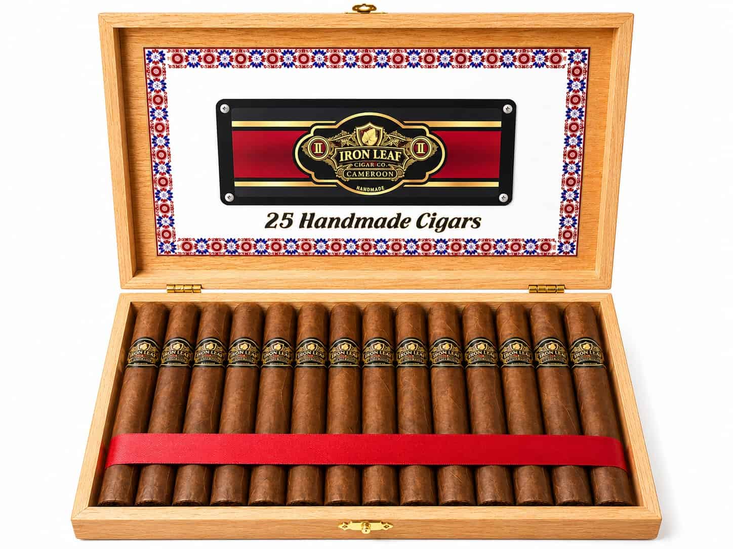 Sovereign cigar box, Cameroon Maduro wrapper, handcrafted premium cigar